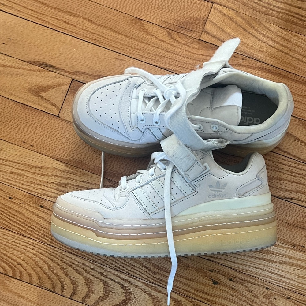 Adidas Triple Platforum Sneakers in crystal